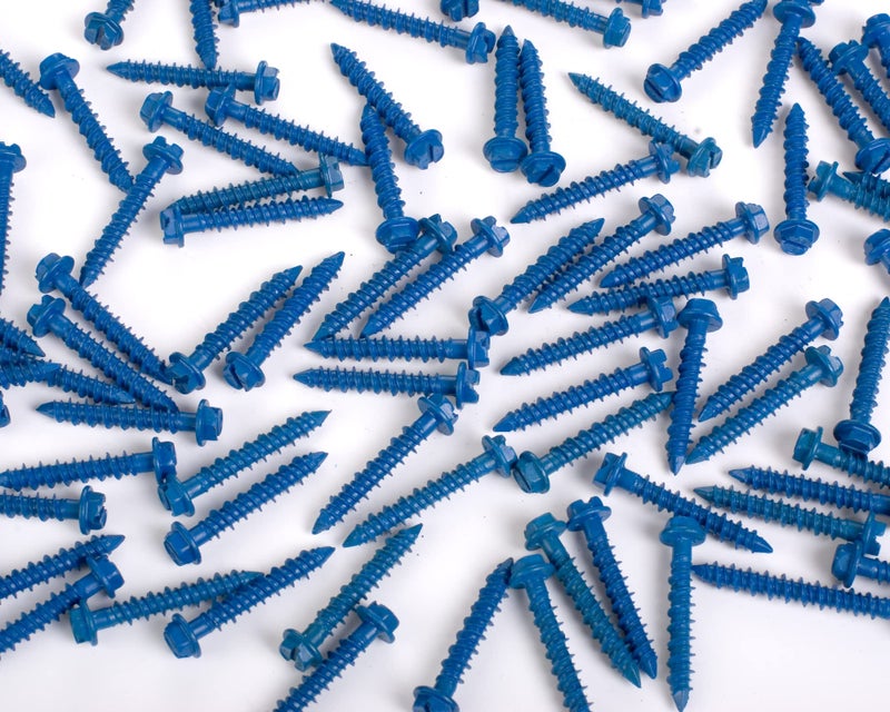 BCP Fasteners 100 Qty 1/4" x 1-3/4" Hex Head Diamond Tip Concrete Screws to Anchor Masonry, Block & Brick with Drill Bit Included (BCP499) - Image 2
